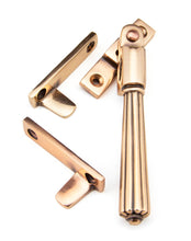 Load image into Gallery viewer, 45348 Polished Bronze Night-Vent Locking Hinton Fastener
