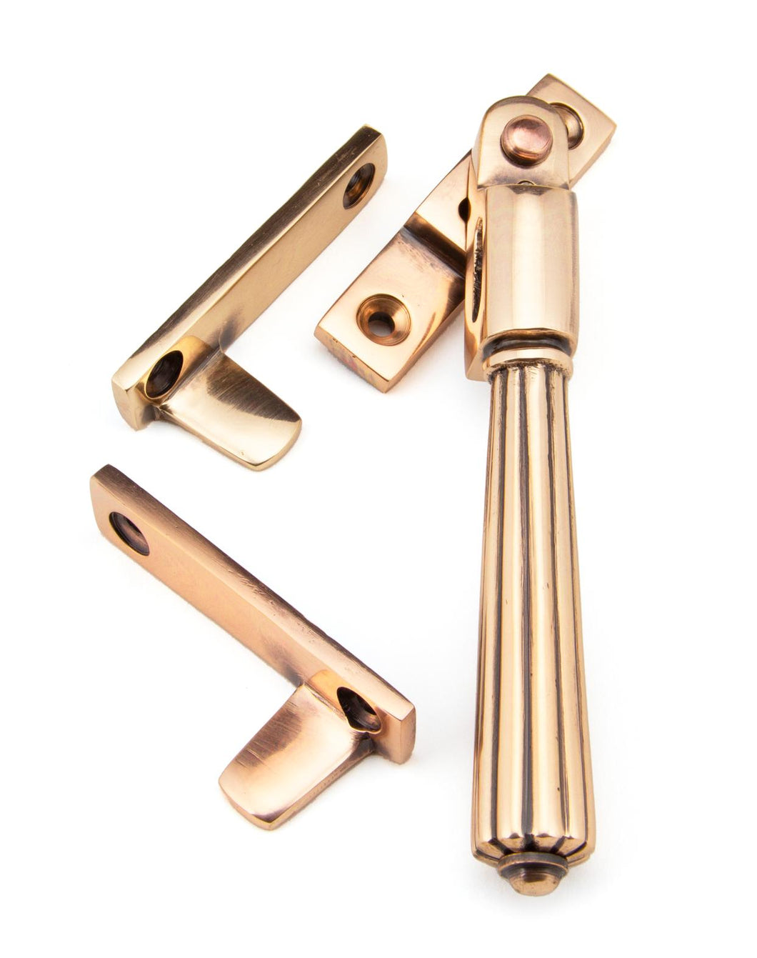 45348 Polished Bronze Night-Vent Locking Hinton Fastener