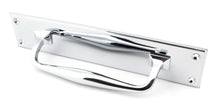 Load image into Gallery viewer, 45380 Polished Chrome 300mm Art Deco Pull Handle on Backplate
