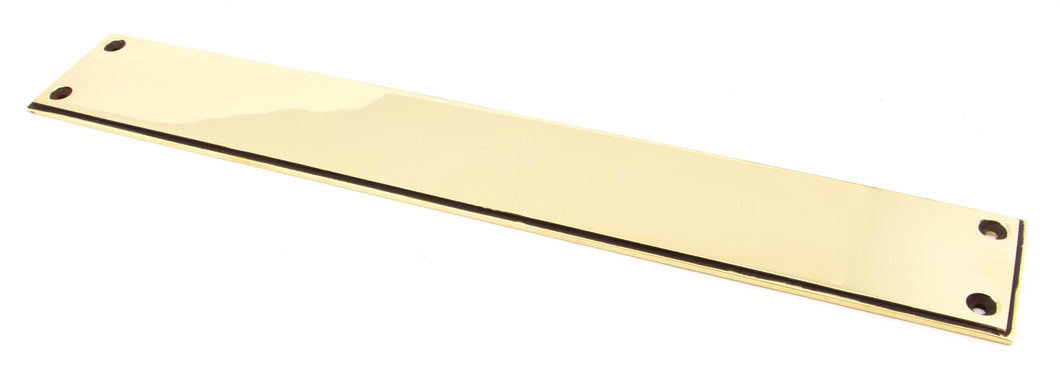 45384 Aged Brass 425mm Art Deco Fingerplate