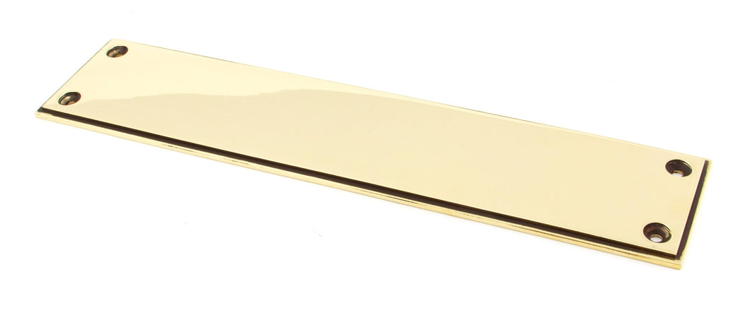 45389 Aged Brass 300mm Art Deco Fingerplate