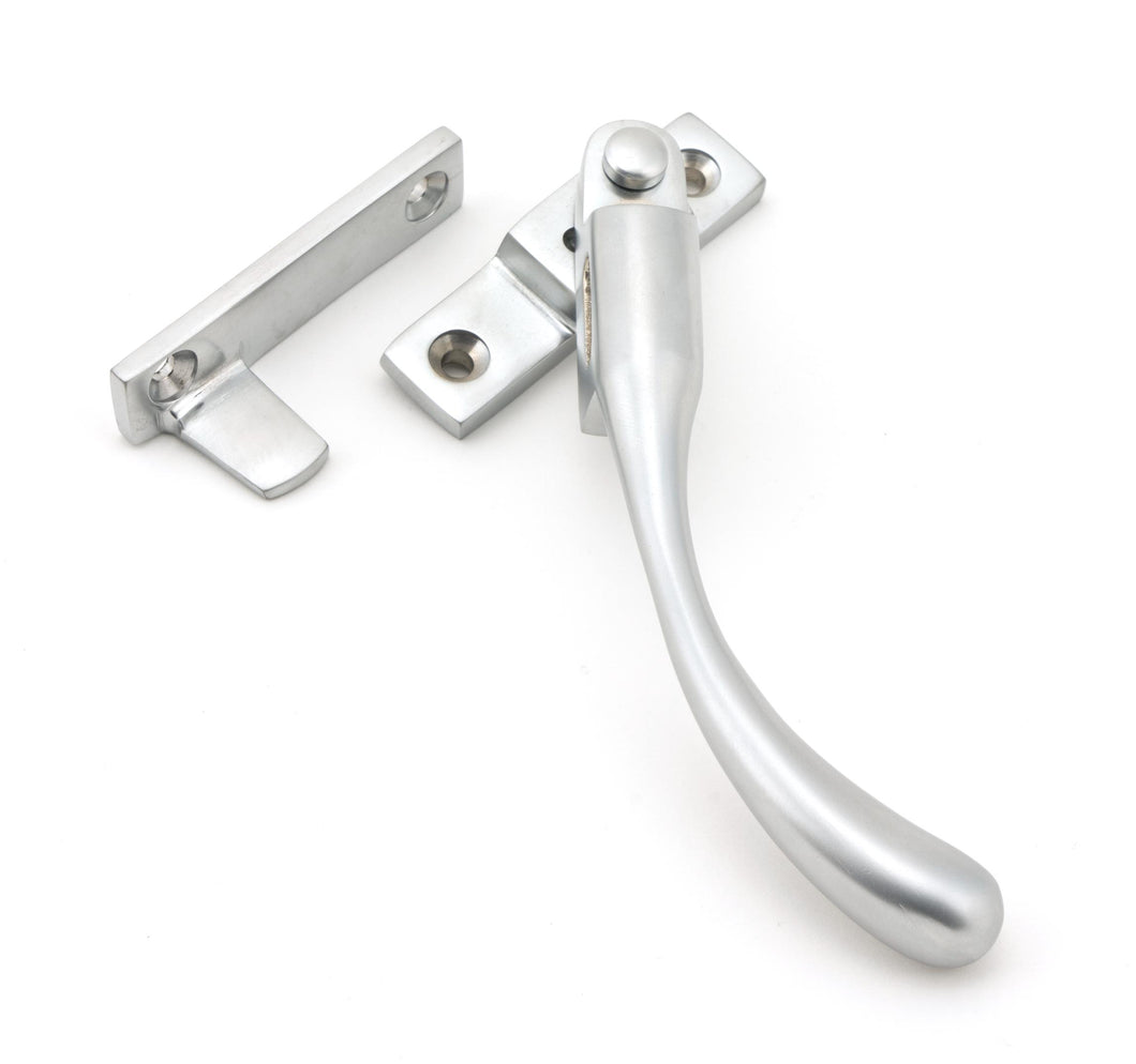 45399 Satin Chrome Night-Vent Locking Peardrop Fastener - RH