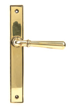 Load image into Gallery viewer, 45429 Aged Brass Newbury Slimline Lever Latch Set
