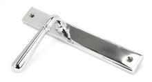 Load image into Gallery viewer, 45431 Polished Chrome Newbury Slimline Lever Latch Set
