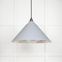 Load image into Gallery viewer, 45433BI Hammered Nickel Hockley Pendant in Birch
