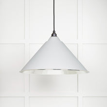 Load image into Gallery viewer, 45433F Hammered Nickel Hockley Pendant in Flock
