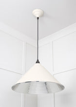 Load image into Gallery viewer, 45433TE Hammered Nickel Hockley Pendant in Teasel
