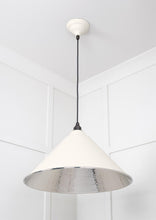 Load image into Gallery viewer, 45433TE Hammered Nickel Hockley Pendant in Teasel
