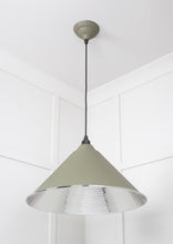 Load image into Gallery viewer, 45433TU Hammered Nickel Hockley Pendant in Tump
