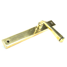 Load image into Gallery viewer, 45448 Aged Brass Avon Slimline Lever Latch Set
