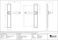Load image into Gallery viewer, 45450 Polished Chrome Avon Slimline Lever Latch Set
