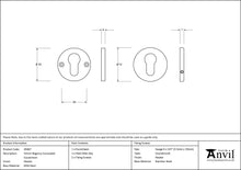 Load image into Gallery viewer, 45467 Pewter 52mm Regency Concealed Escutcheon
