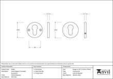 Load image into Gallery viewer, 45468 External Beeswax 52mm Regency Concealed Escutcheon
