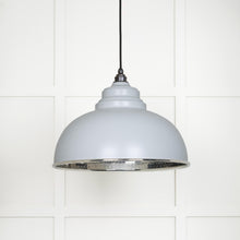 Load image into Gallery viewer, 45472BI Hammered Nickel Harborne Pendant in Birch
