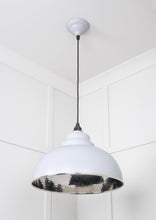Load image into Gallery viewer, 45472BI Hammered Nickel Harborne Pendant in Birch
