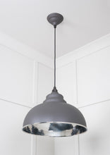 Load image into Gallery viewer, 45472BL Hammered Nickel Harborne Pendant in Bluff
