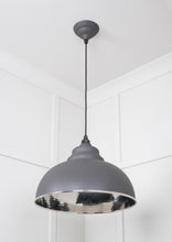 Load image into Gallery viewer, 45472BL Hammered Nickel Harborne Pendant in Bluff
