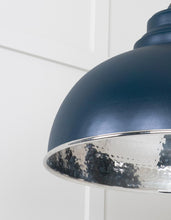 Load image into Gallery viewer, 45472DU Hammered Nickel Harborne Pendant in Dusk
