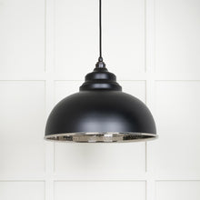 Load image into Gallery viewer, 45472EB Hammered Nickel Harborne Pendant in Elan Black
