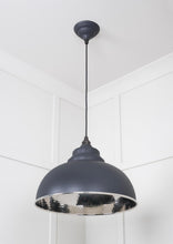 Load image into Gallery viewer, 45472SL Hammered Nickel Harborne Pendant in Slate
