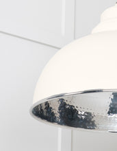 Load image into Gallery viewer, 45472TE Hammered Nickel Harborne Pendant in Teasel
