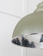 Load image into Gallery viewer, 45472TU Hammered Nickel Harborne Pendant in Tump
