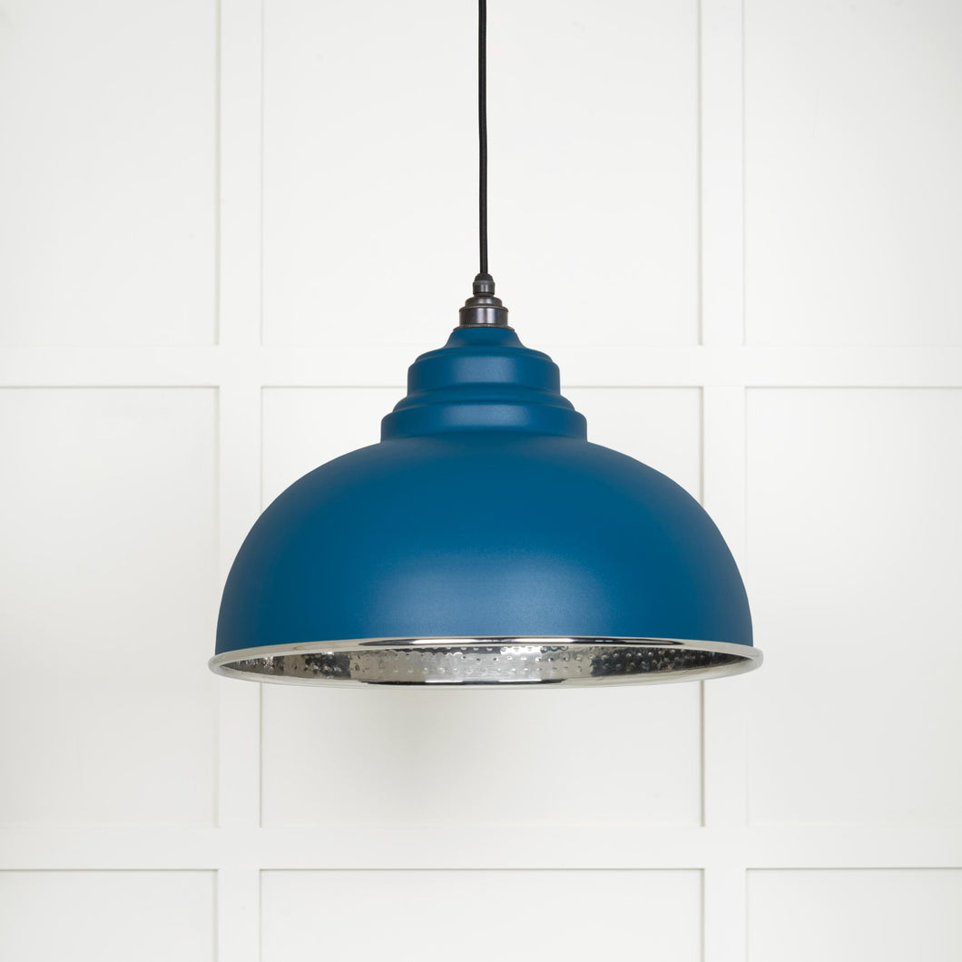 45472U Hammered Nickel Harborne Pendant in Upstream