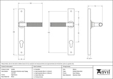 Load image into Gallery viewer, 45499 Aged Brass Brompton Slimline Lever Espag. Lock Set
