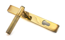 Load image into Gallery viewer, 45499 Aged Brass Brompton Slimline Lever Espag. Lock Set
