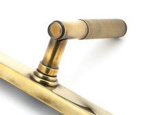 Load image into Gallery viewer, 45499 Aged Brass Brompton Slimline Lever Espag. Lock Set
