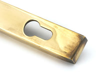 Load image into Gallery viewer, 45499 Aged Brass Brompton Slimline Lever Espag. Lock Set
