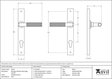 Load image into Gallery viewer, 45525 Polished Chrome Brompton Slimline Lever Espag. Lock Set
