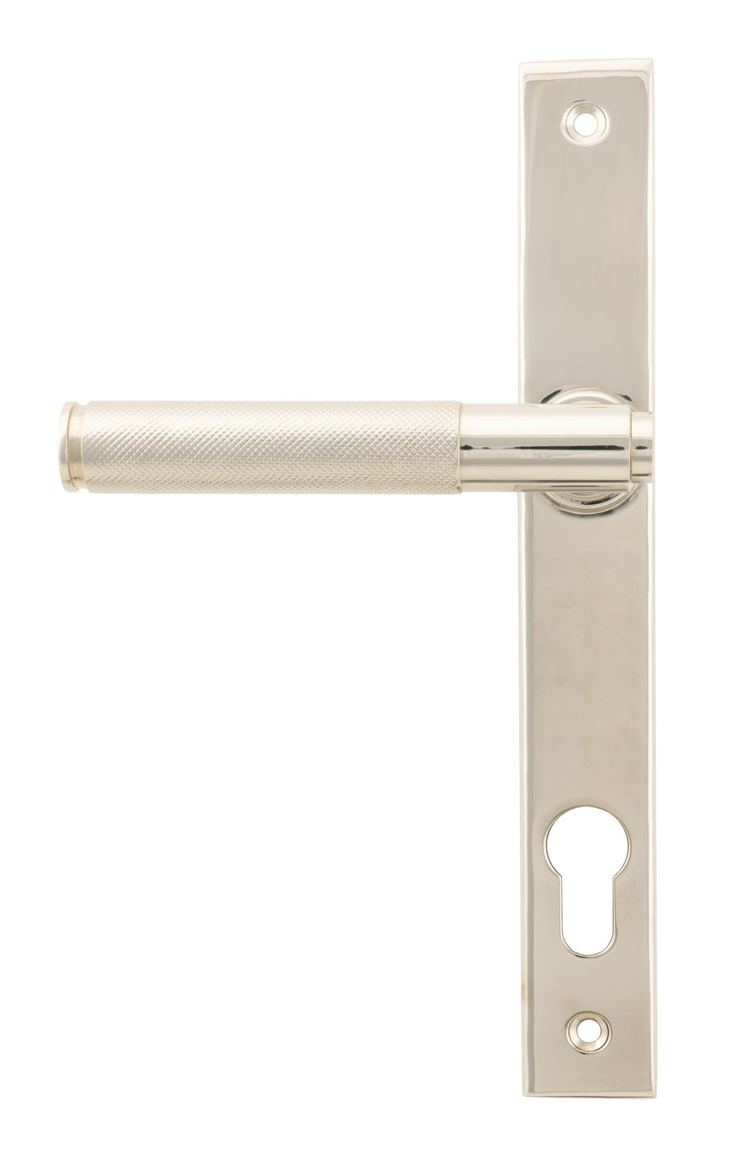 45526 Polished Nickel Brompton Slimline Lever Espag. Lock Set