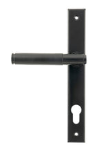 Load image into Gallery viewer, 45527 Black Brompton Slimline Lever Espag. Lock Set
