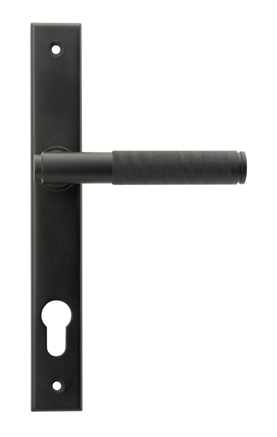 45528 Matt Black Brompton Slimline Lever Espag. Lock Set