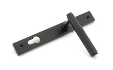 Load image into Gallery viewer, 45528 Matt Black Brompton Slimline Lever Espag. Lock Set
