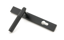 Load image into Gallery viewer, 45528 Matt Black Brompton Slimline Lever Espag. Lock Set
