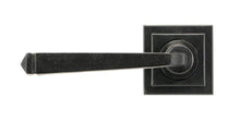 Load image into Gallery viewer, 45630 External Beeswax Avon Round Lever on Rose Set (Square)
