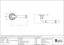 Load image into Gallery viewer, 45645 Pewter Regency Lever on Rose Set (Beehive)
