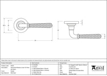 Load image into Gallery viewer, 45655 Pewter Hammered Newbury Lever on Rose Set (Plain)
