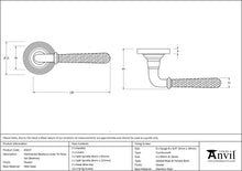 Load image into Gallery viewer, 45657 Pewter Hammered Newbury Lever on Rose Set (Beehive)
