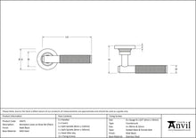 Load image into Gallery viewer, 45675 Matt Black Brompton Lever on Rose Set (Plain)
