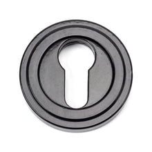 Load image into Gallery viewer, 45720 Black Round Euro Escutcheon (Art Deco)
