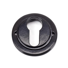 Load image into Gallery viewer, 45721 Black Round Euro Escutcheon (Beehive)
