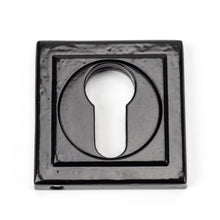 Load image into Gallery viewer, 45722 Black Round Euro Escutcheon (Square)
