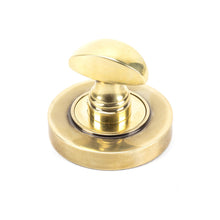 Load image into Gallery viewer, 45731 Aged Brass Round Thumbturn Set (Plain)
