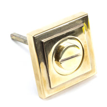 Load image into Gallery viewer, 45734 Aged Brass Round Thumbturn Set (Square)
