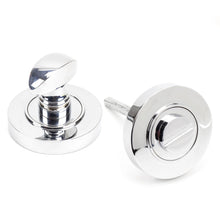 Load image into Gallery viewer, 45735 Polished Chrome Round Thumbturn Set (Plain)
