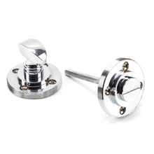 Load image into Gallery viewer, 45737 Polished Chrome Round Thumbturn Set (Beehive)
