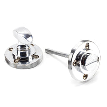 Load image into Gallery viewer, 45738 Polished Chrome Round Thumbturn Set (Square)
